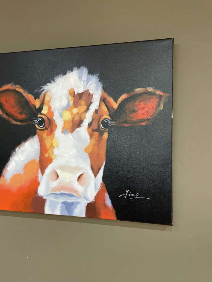 Original Oil Painting Cow