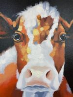 Original Oil Painting Cow
