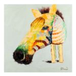 Original Popart Human Horse Acrylic Painting!