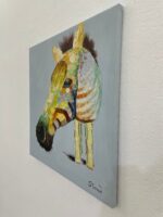 Original Popart Human Horse Acrylic Painting!
